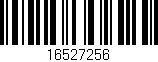Código de barras (EAN, GTIN, SKU, ISBN): '16527256'