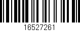 Código de barras (EAN, GTIN, SKU, ISBN): '16527261'