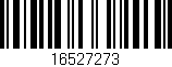 Código de barras (EAN, GTIN, SKU, ISBN): '16527273'