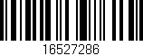 Código de barras (EAN, GTIN, SKU, ISBN): '16527286'
