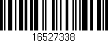 Código de barras (EAN, GTIN, SKU, ISBN): '16527338'