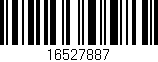 Código de barras (EAN, GTIN, SKU, ISBN): '16527887'