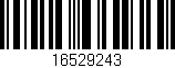 Código de barras (EAN, GTIN, SKU, ISBN): '16529243'
