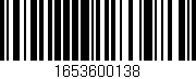 Código de barras (EAN, GTIN, SKU, ISBN): '1653600138'