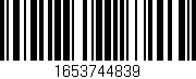 Código de barras (EAN, GTIN, SKU, ISBN): '1653744839'