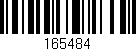 Código de barras (EAN, GTIN, SKU, ISBN): '165484'