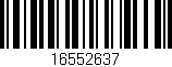 Código de barras (EAN, GTIN, SKU, ISBN): '16552637'