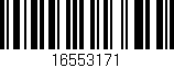 Código de barras (EAN, GTIN, SKU, ISBN): '16553171'