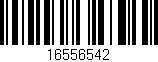 Código de barras (EAN, GTIN, SKU, ISBN): '16556542'