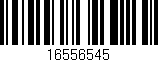 Código de barras (EAN, GTIN, SKU, ISBN): '16556545'