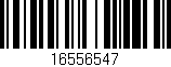 Código de barras (EAN, GTIN, SKU, ISBN): '16556547'