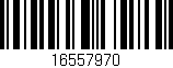 Código de barras (EAN, GTIN, SKU, ISBN): '16557970'