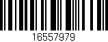 Código de barras (EAN, GTIN, SKU, ISBN): '16557979'