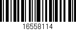Código de barras (EAN, GTIN, SKU, ISBN): '16558114'