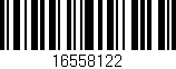Código de barras (EAN, GTIN, SKU, ISBN): '16558122'