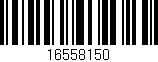 Código de barras (EAN, GTIN, SKU, ISBN): '16558150'