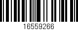 Código de barras (EAN, GTIN, SKU, ISBN): '16559266'