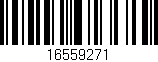 Código de barras (EAN, GTIN, SKU, ISBN): '16559271'