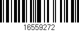 Código de barras (EAN, GTIN, SKU, ISBN): '16559272'