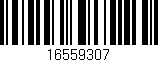 Código de barras (EAN, GTIN, SKU, ISBN): '16559307'