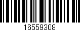 Código de barras (EAN, GTIN, SKU, ISBN): '16559308'