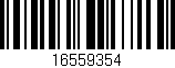 Código de barras (EAN, GTIN, SKU, ISBN): '16559354'