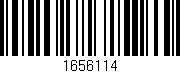 Código de barras (EAN, GTIN, SKU, ISBN): '1656114'