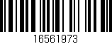 Código de barras (EAN, GTIN, SKU, ISBN): '16561973'