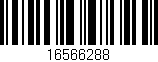 Código de barras (EAN, GTIN, SKU, ISBN): '16566288'