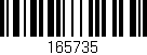 Código de barras (EAN, GTIN, SKU, ISBN): '165735'