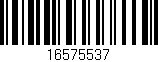 Código de barras (EAN, GTIN, SKU, ISBN): '16575537'