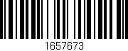 Código de barras (EAN, GTIN, SKU, ISBN): '1657673'