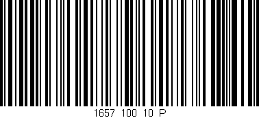 Código de barras (EAN, GTIN, SKU, ISBN): '1657_100_10_P'