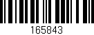 Código de barras (EAN, GTIN, SKU, ISBN): '165843'