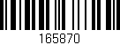 Código de barras (EAN, GTIN, SKU, ISBN): '165870'