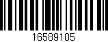 Código de barras (EAN, GTIN, SKU, ISBN): '16589105'