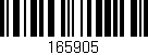 Código de barras (EAN, GTIN, SKU, ISBN): '165905'
