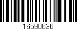 Código de barras (EAN, GTIN, SKU, ISBN): '16590636'