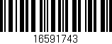 Código de barras (EAN, GTIN, SKU, ISBN): '16591743'