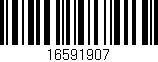 Código de barras (EAN, GTIN, SKU, ISBN): '16591907'