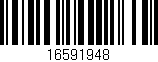 Código de barras (EAN, GTIN, SKU, ISBN): '16591948'
