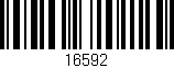 Código de barras (EAN, GTIN, SKU, ISBN): '16592'