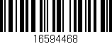Código de barras (EAN, GTIN, SKU, ISBN): '16594468'