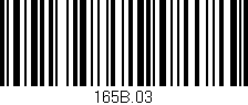 Código de barras (EAN, GTIN, SKU, ISBN): '165B.03'