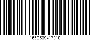 Código de barras (EAN, GTIN, SKU, ISBN): '165B509417010'