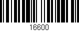 Código de barras (EAN, GTIN, SKU, ISBN): '16600'