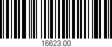 Código de barras (EAN, GTIN, SKU, ISBN): '16623.00'