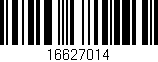 Código de barras (EAN, GTIN, SKU, ISBN): '16627014'