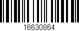 Código de barras (EAN, GTIN, SKU, ISBN): '16630864'