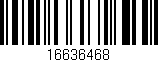 Código de barras (EAN, GTIN, SKU, ISBN): '16636468'